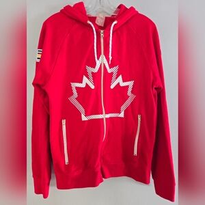 HBC Team Canada Red 2015 Pan American Games Hoodie, Hudson’s Bay, Size M Men